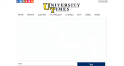 Desktop Screenshot of csulauniversitytimes.com